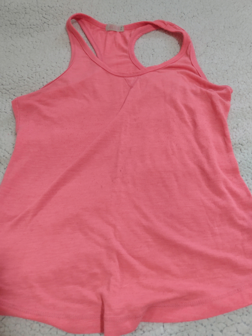 Ardene Coral Pink Racerback Tank Top